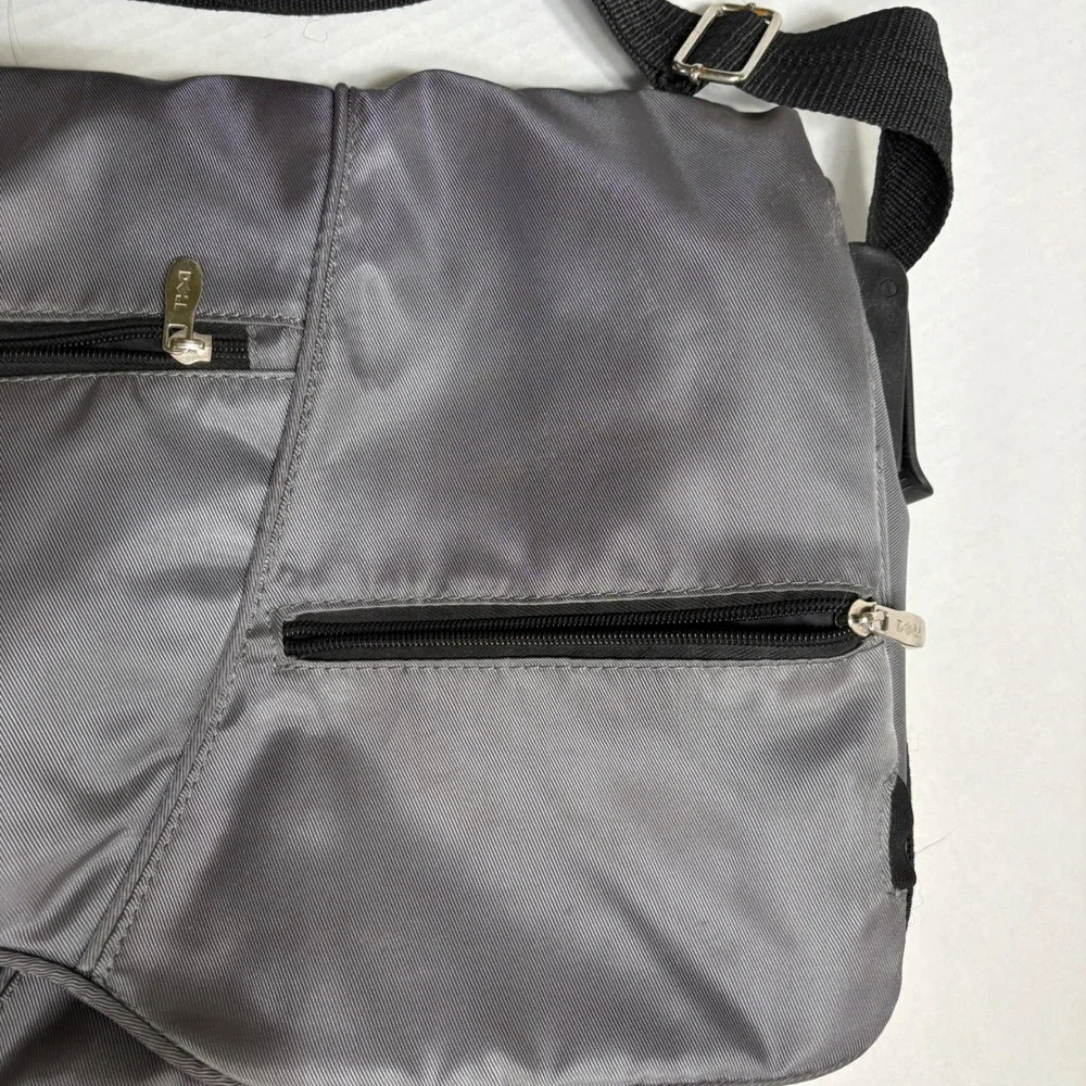 DELL Messenger Bag Men's‎ OS Gray Laptop Briefcase Tech Commuter Utility